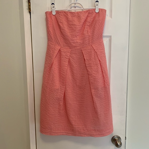 J. Crew Dresses & Skirts - ☀️J.Crew Coral Strapless Dress☀️